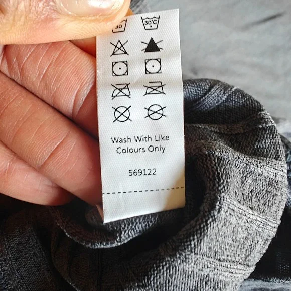 Halara Gray Ribbed Striped Wide Leg Jumpsuit Adjustable Straps XS NEW - Picture 5 of 14